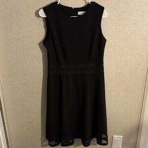 Calvin Klein Elegant Black Midi Dress